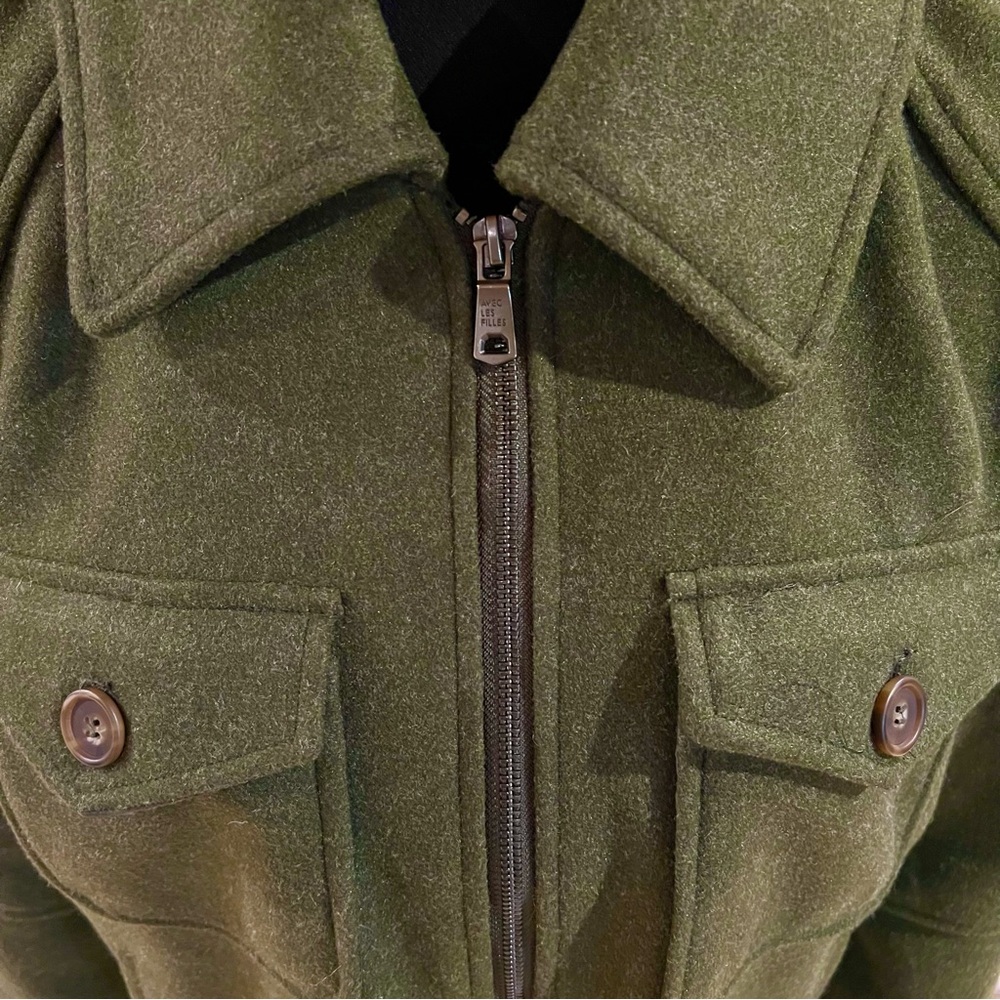 Avec Les Filles Dark Green Utility Jacket - Picture 5 of 9